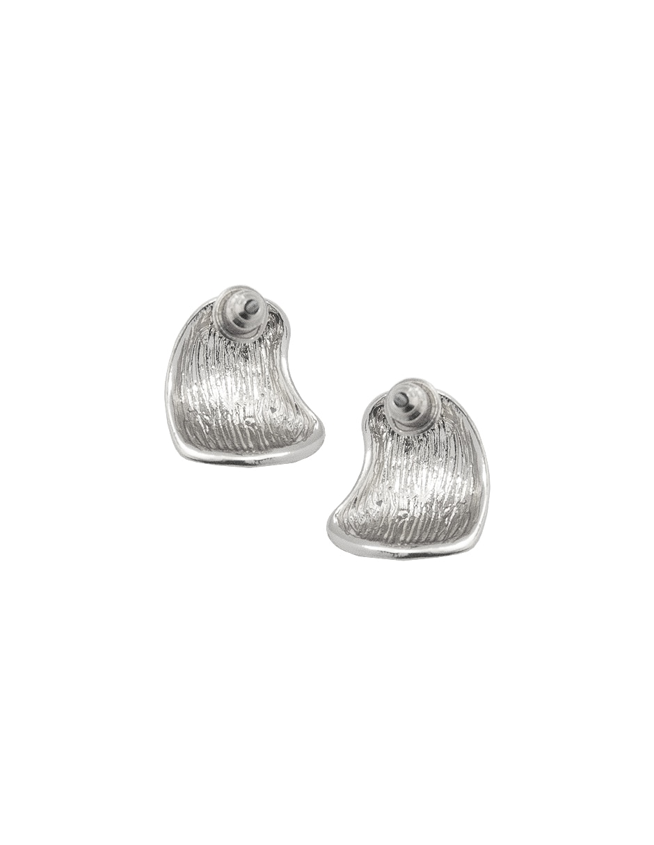 ARETES MAP OJE-12187GDC META, PLATEADO