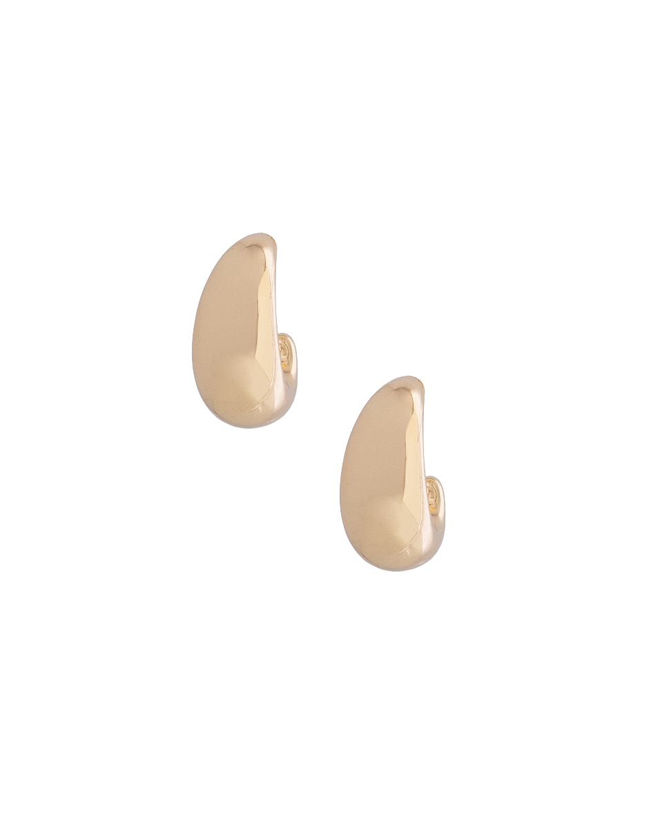 Aretes de círculo con acabado lustre 3