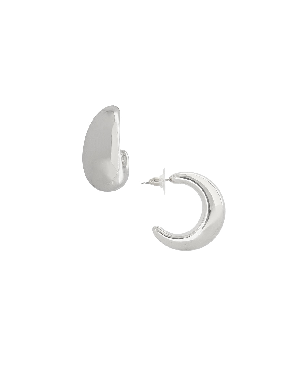 Aretes de círculo Map con acabado lustre