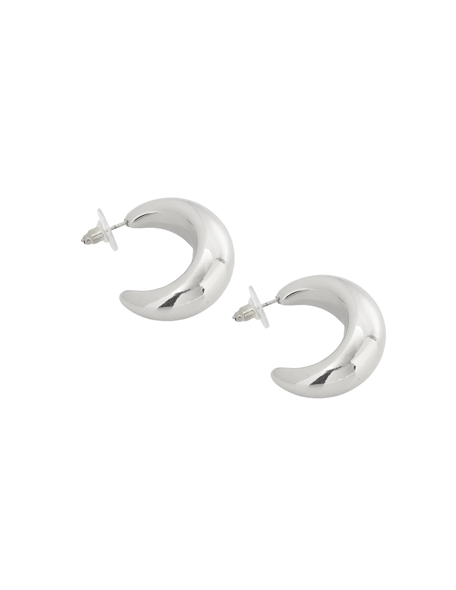 Aretes de círculo Map con acabado lustre