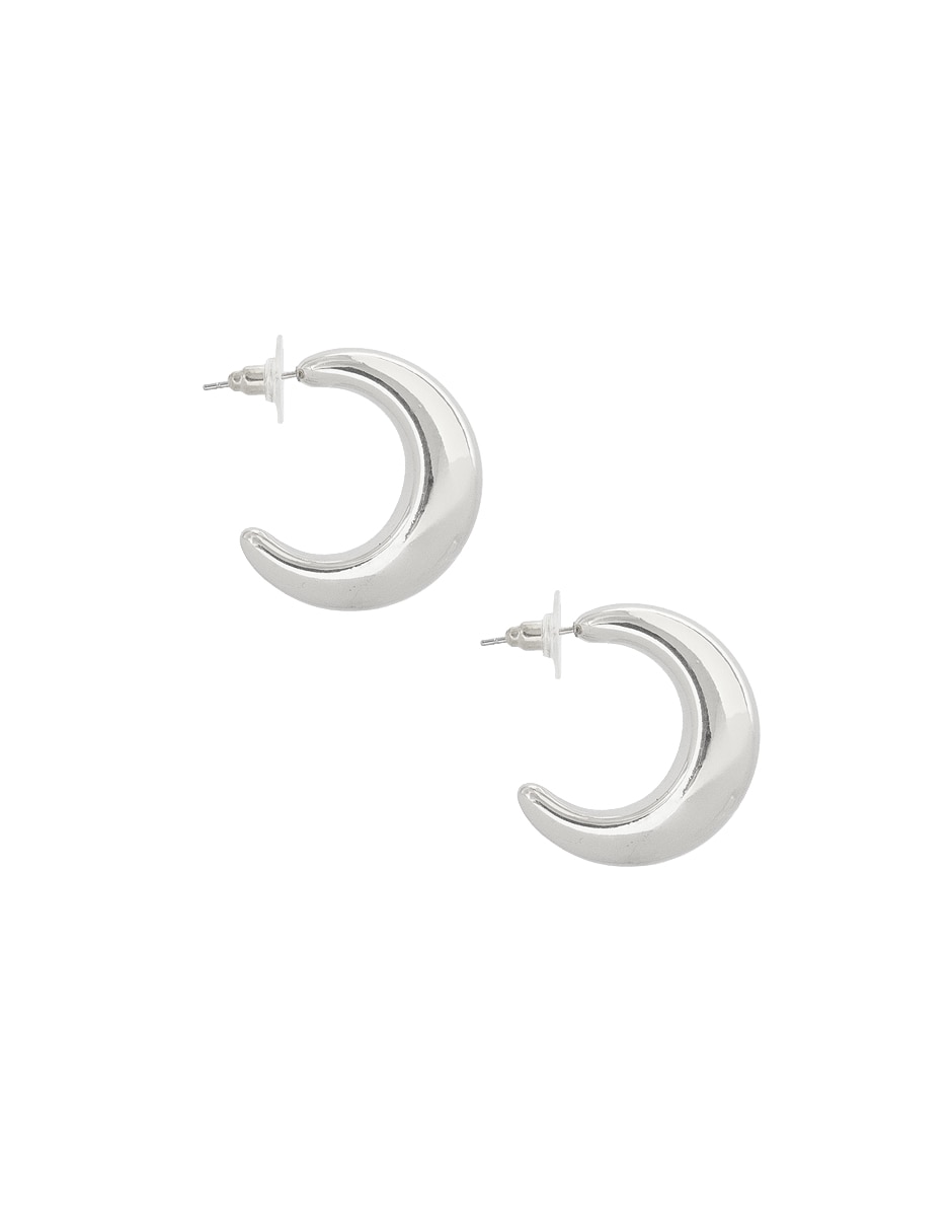 Aretes de círculo Map con acabado lustre