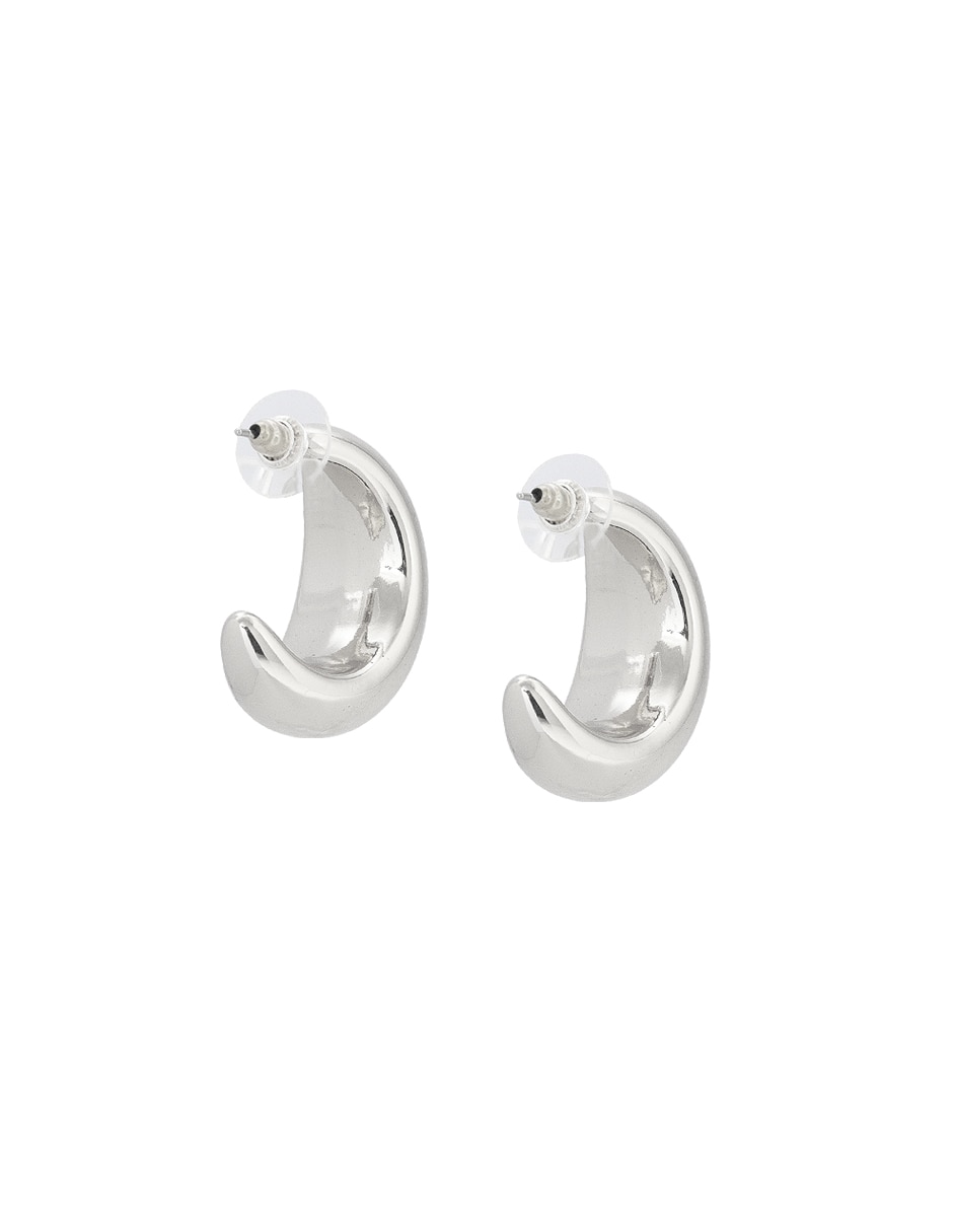 Aretes de círculo Map con acabado lustre