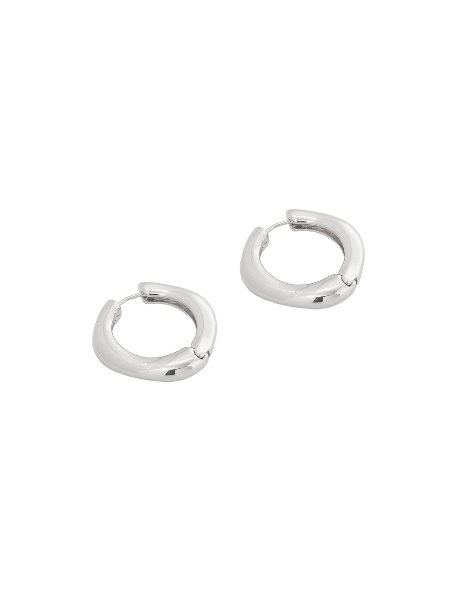 ARETES MAP ME-91404GD METAL, PLATEADO