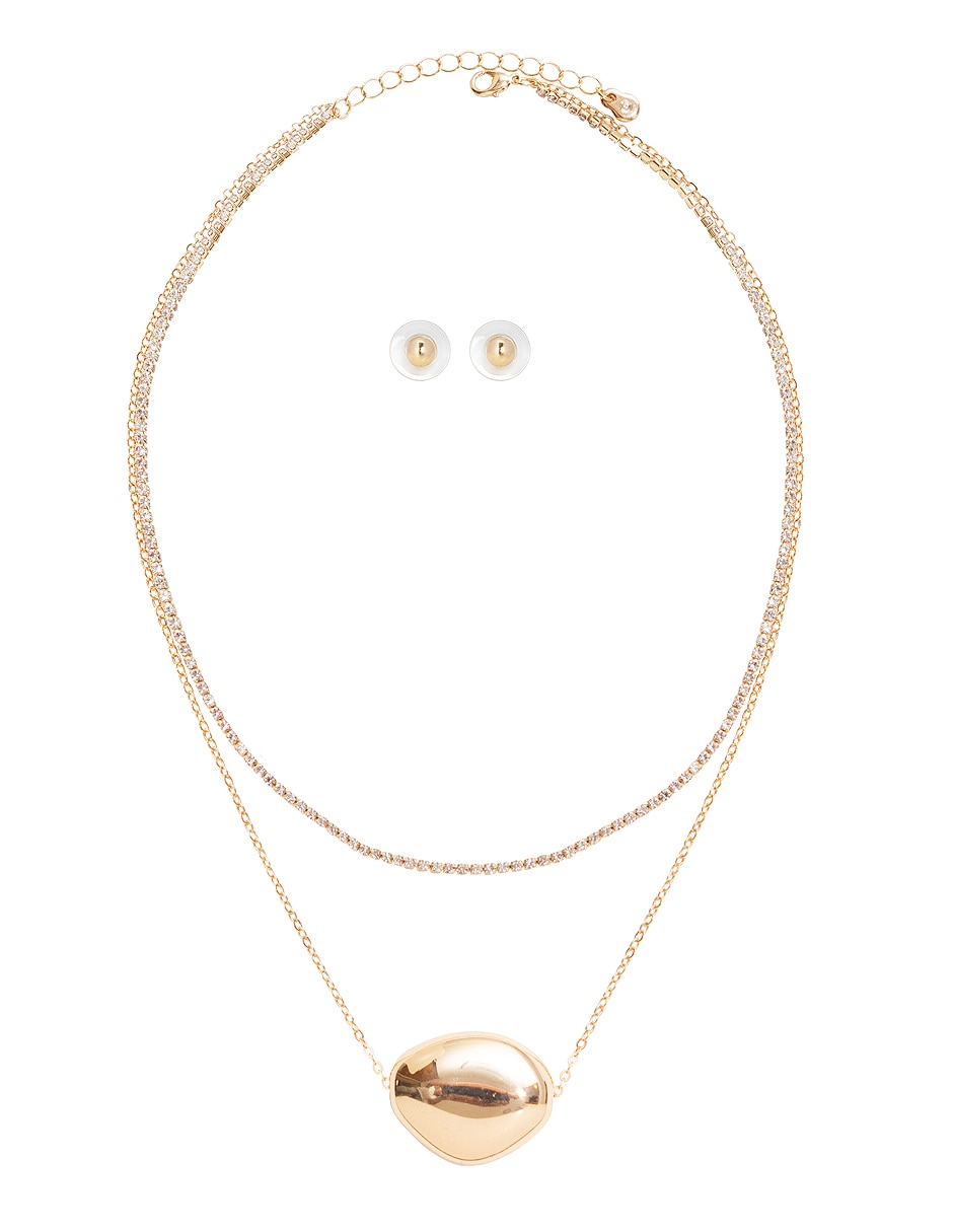 Set de collar y aretes