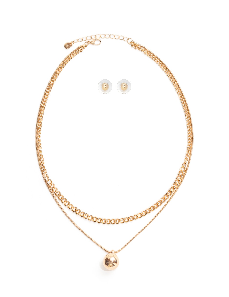 Set de collar y aretes
