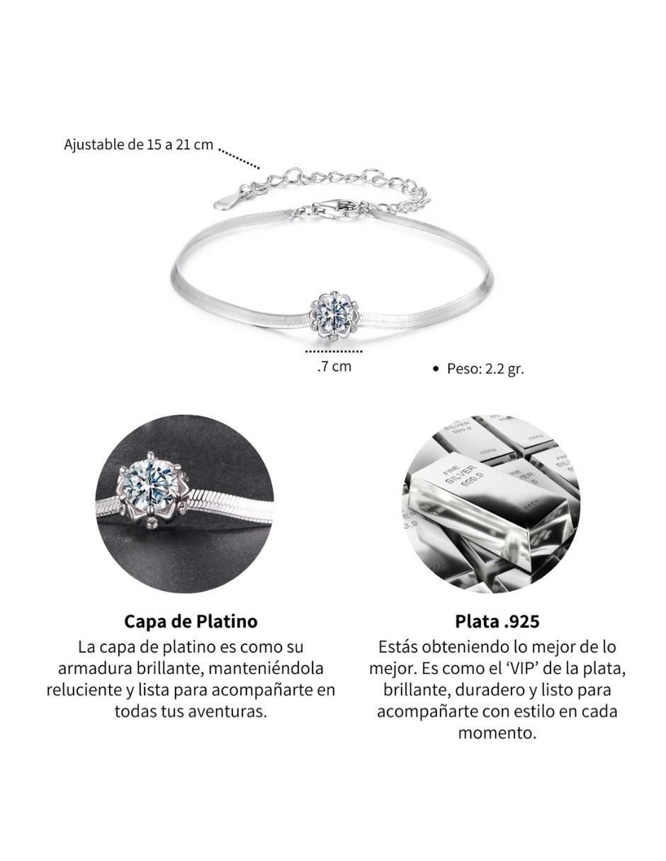 Pulsera de plata P 925 Beauty con acabado pulido 3