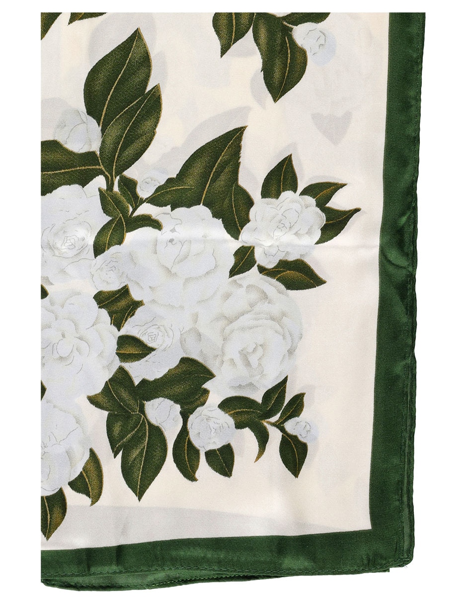 Mascada con estampado floral para mujer 3