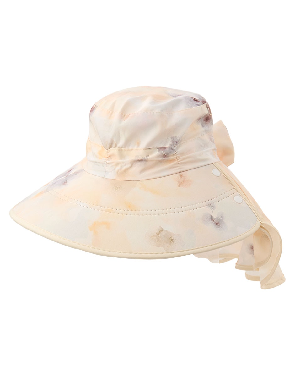 Sombrero a la ancha estampado floral 2