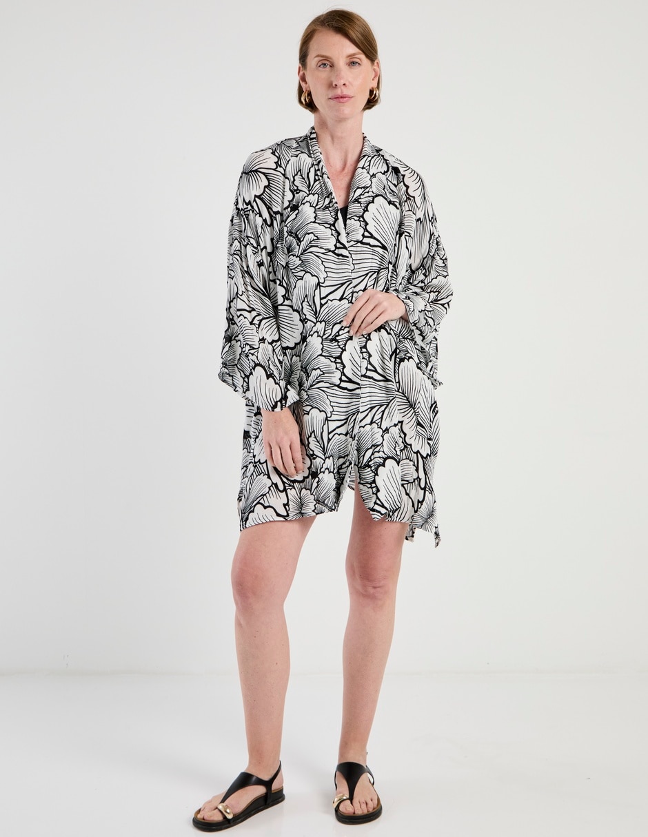 Salida de playa kimono para mujer 3