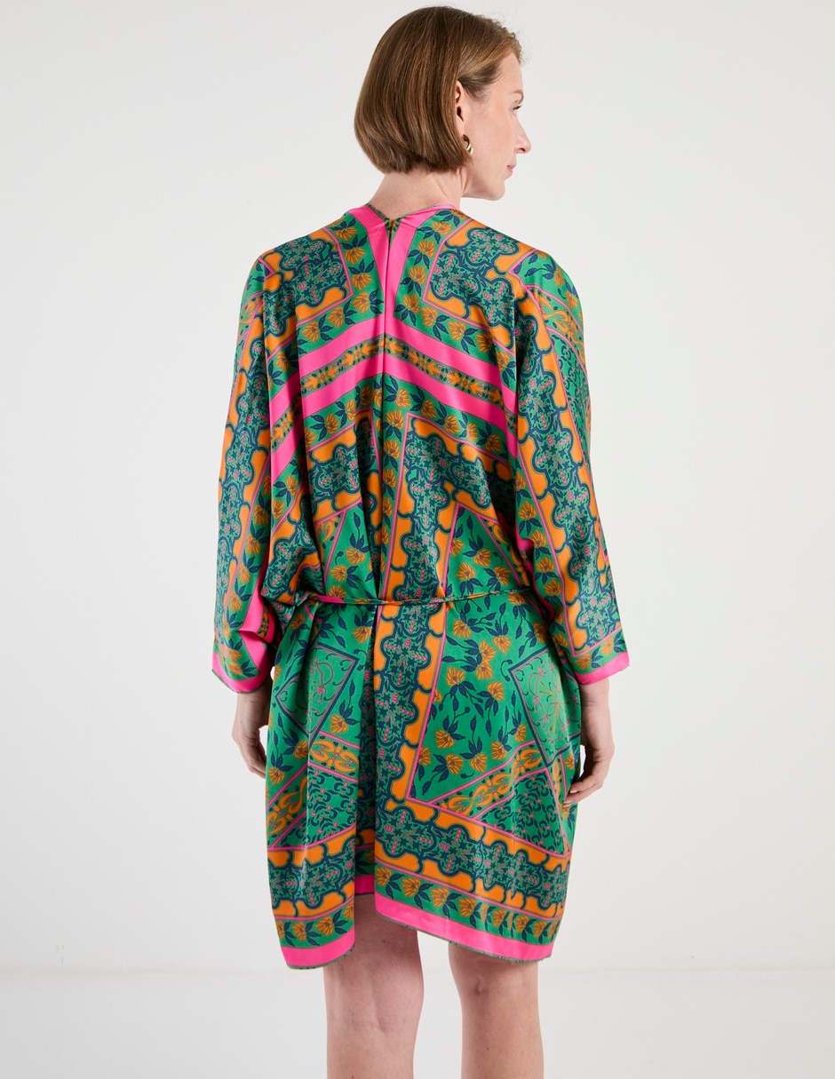 Salida de playa kimono Lien con amarre para mujer 2