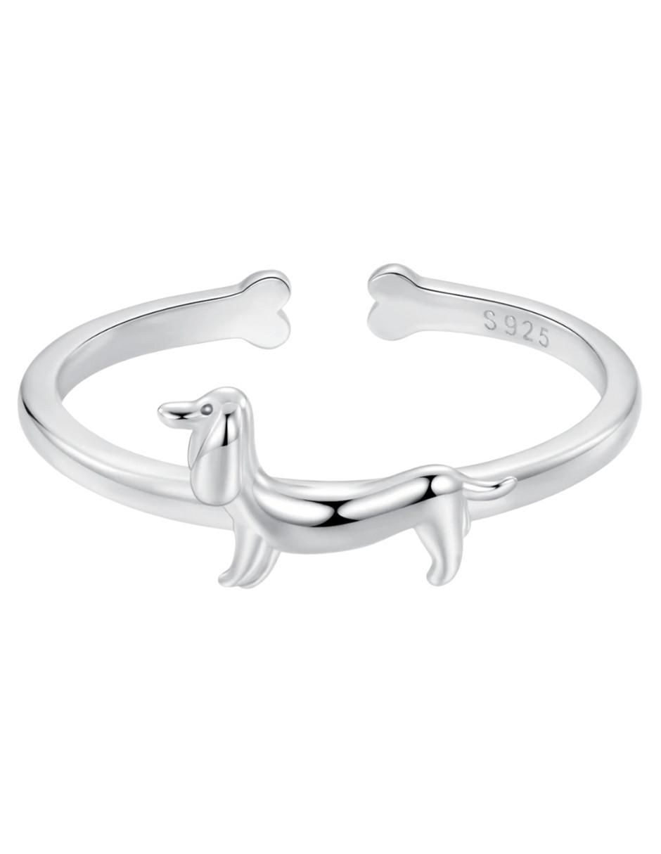 Anillo de perro Pets P 925 de plata pulido