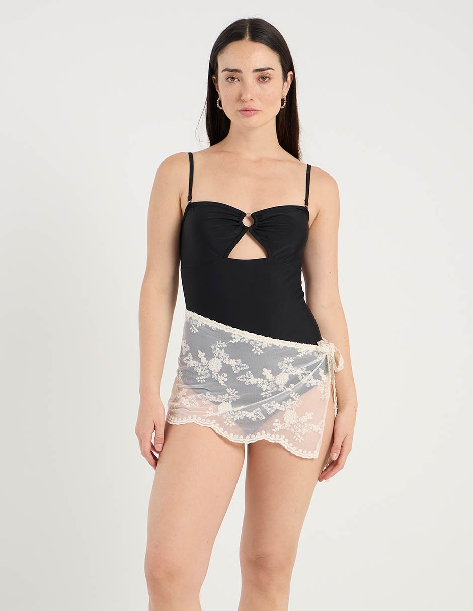Pareo con encaje para mujer 2