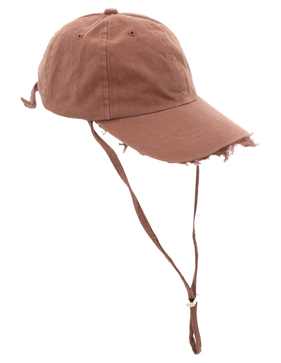 Gorra con visera curva hebilla para adulto 4