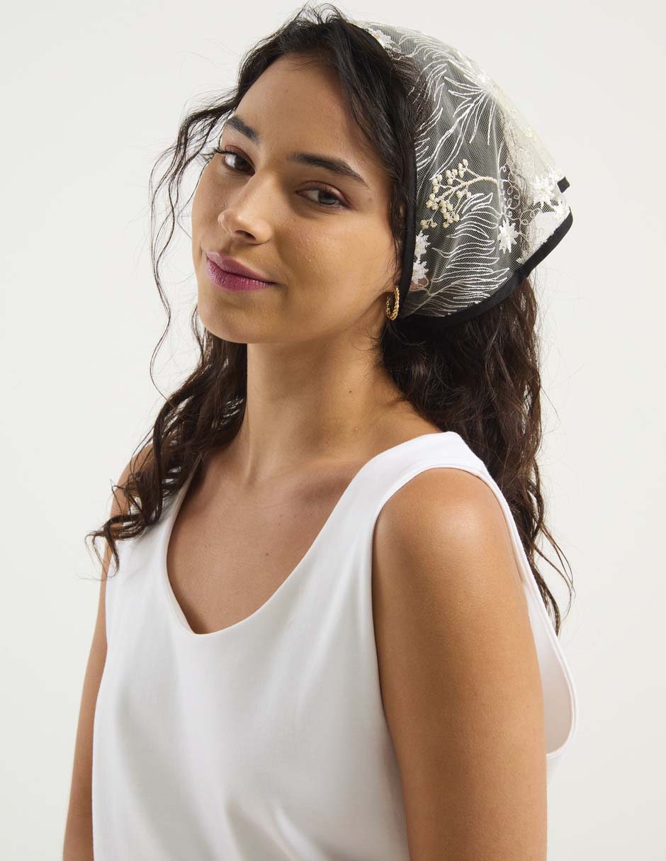Turbante para mujer estampado floral 6