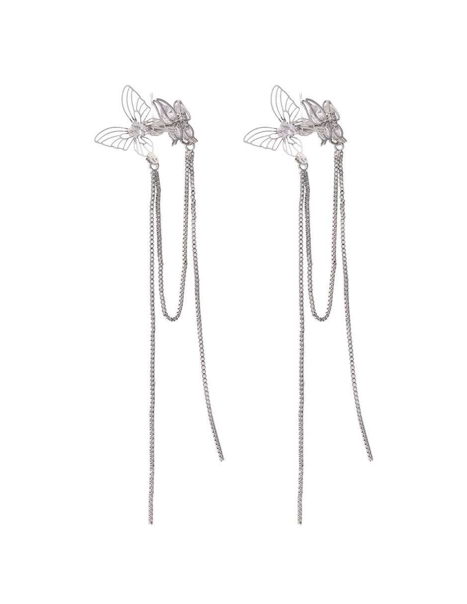 Ear cuff de mariposa acabado brillante 2