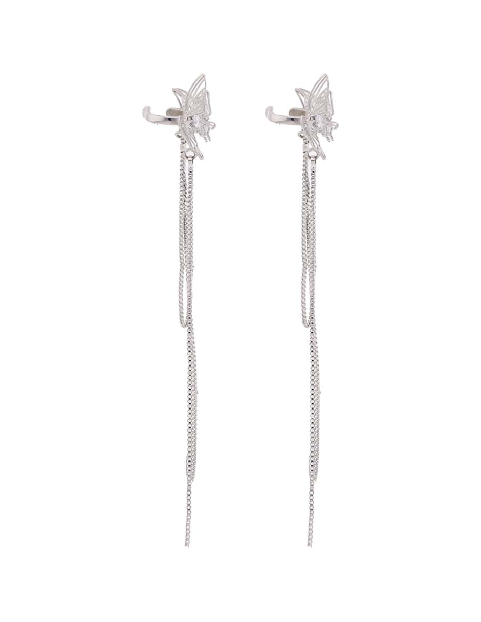 Ear cuff de mariposa acabado brillante 3