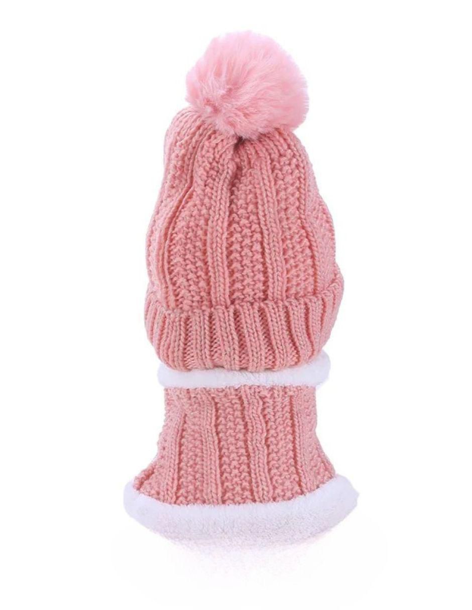 Set bufanda - gorro con pompón de mujer 3