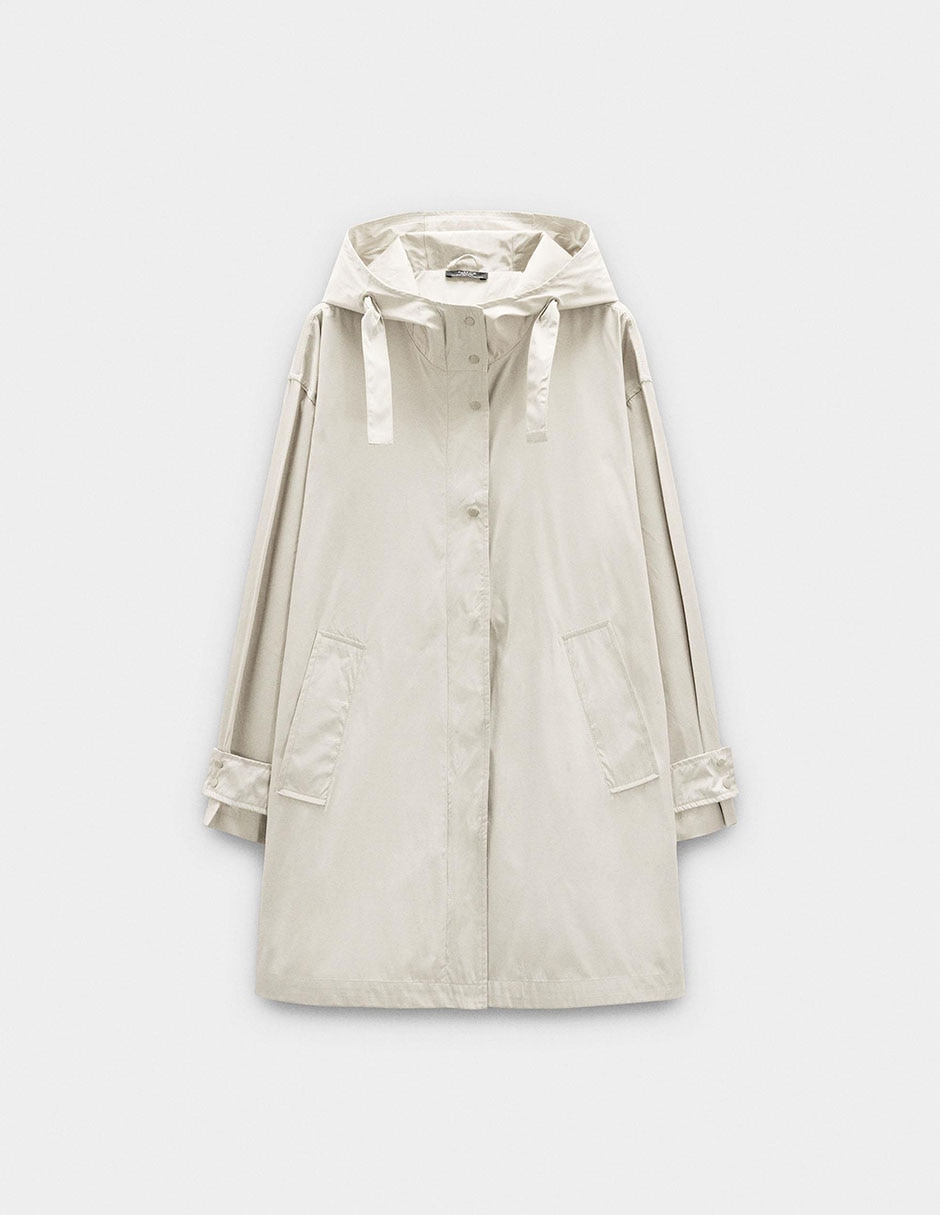 Gabardina con bolsillos para mujer 7