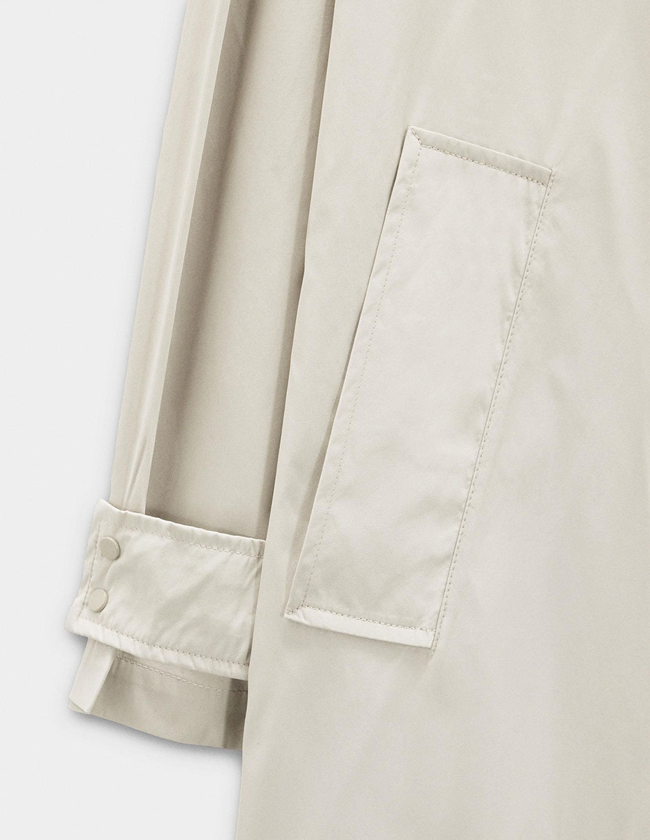 Gabardina con bolsillos para mujer 8