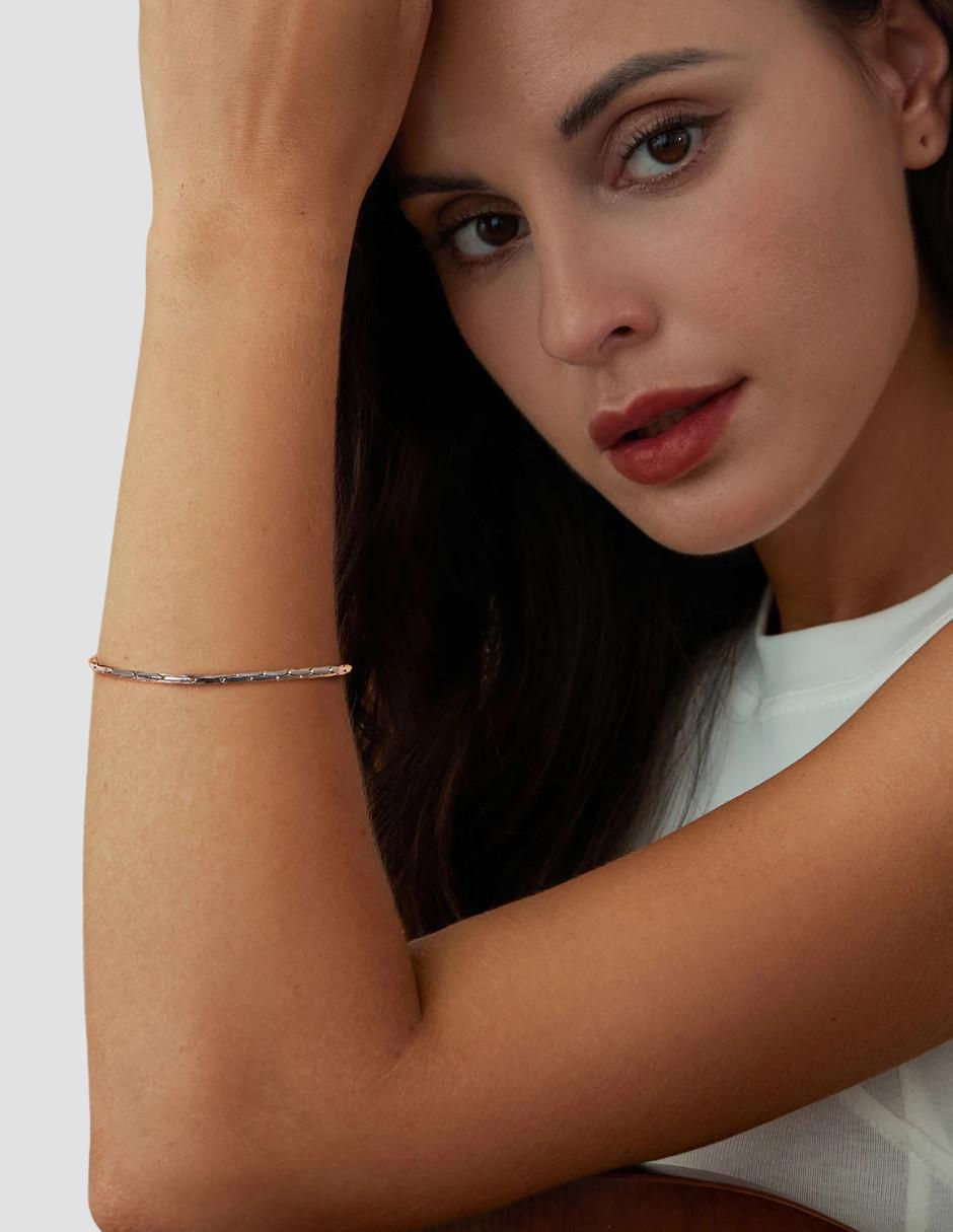 Pulsera de plata p 925 Beauty con acabado pulido 3