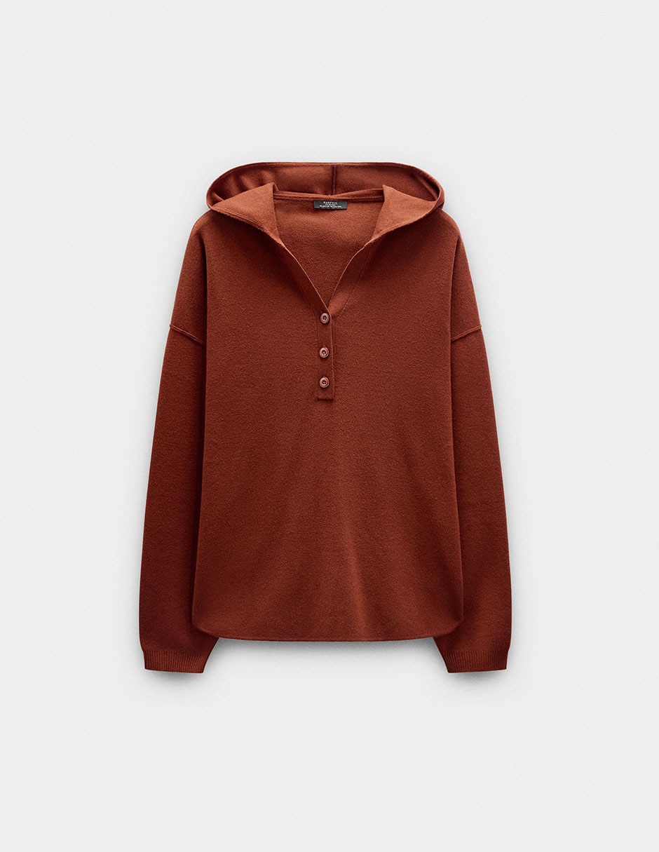 Suéter cuello V para mujer 5