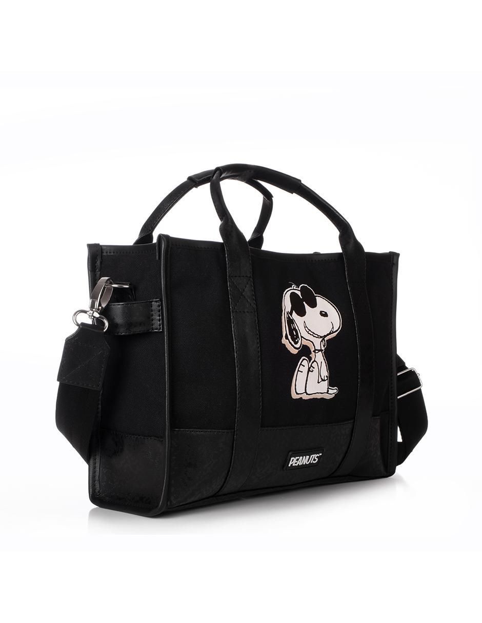 Bolsa crossbody Black Varnish Snoopy para mujer 2