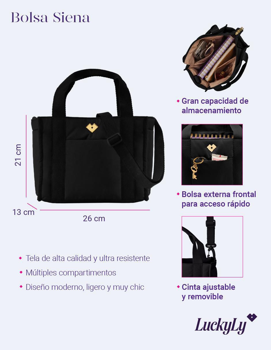 Bolsa crossbody siena para mujer 11