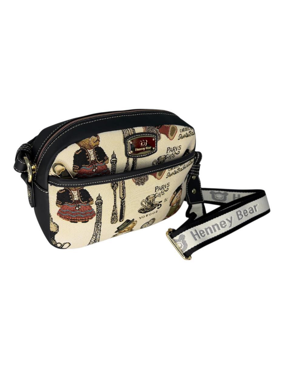 Bolsa crossbody Paris Bear para mujer 2