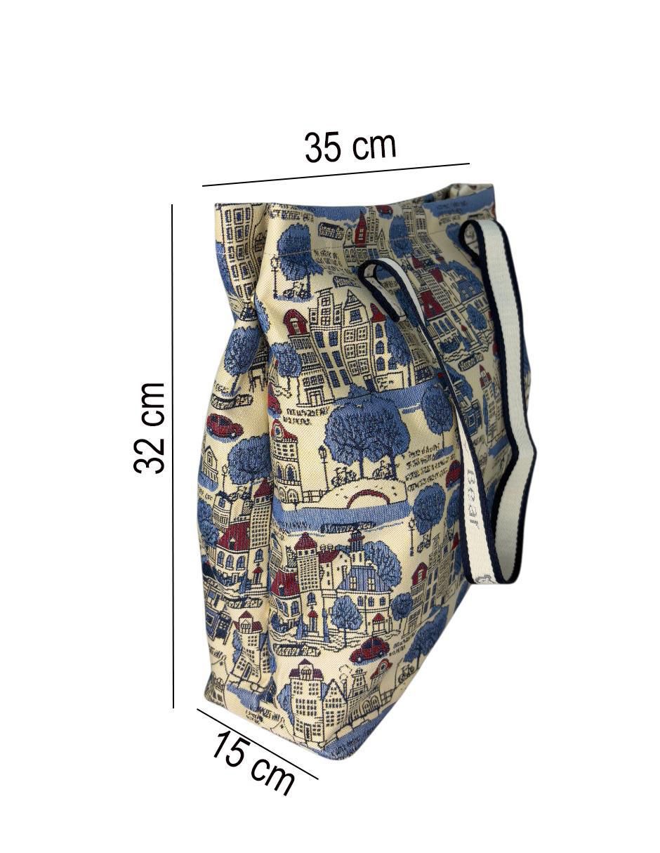 Bolsa tote Euro City para mujer 6