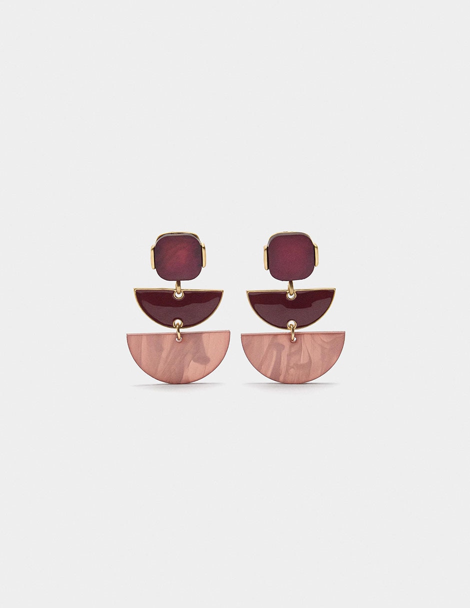 Aretes largos Chromatic Grace