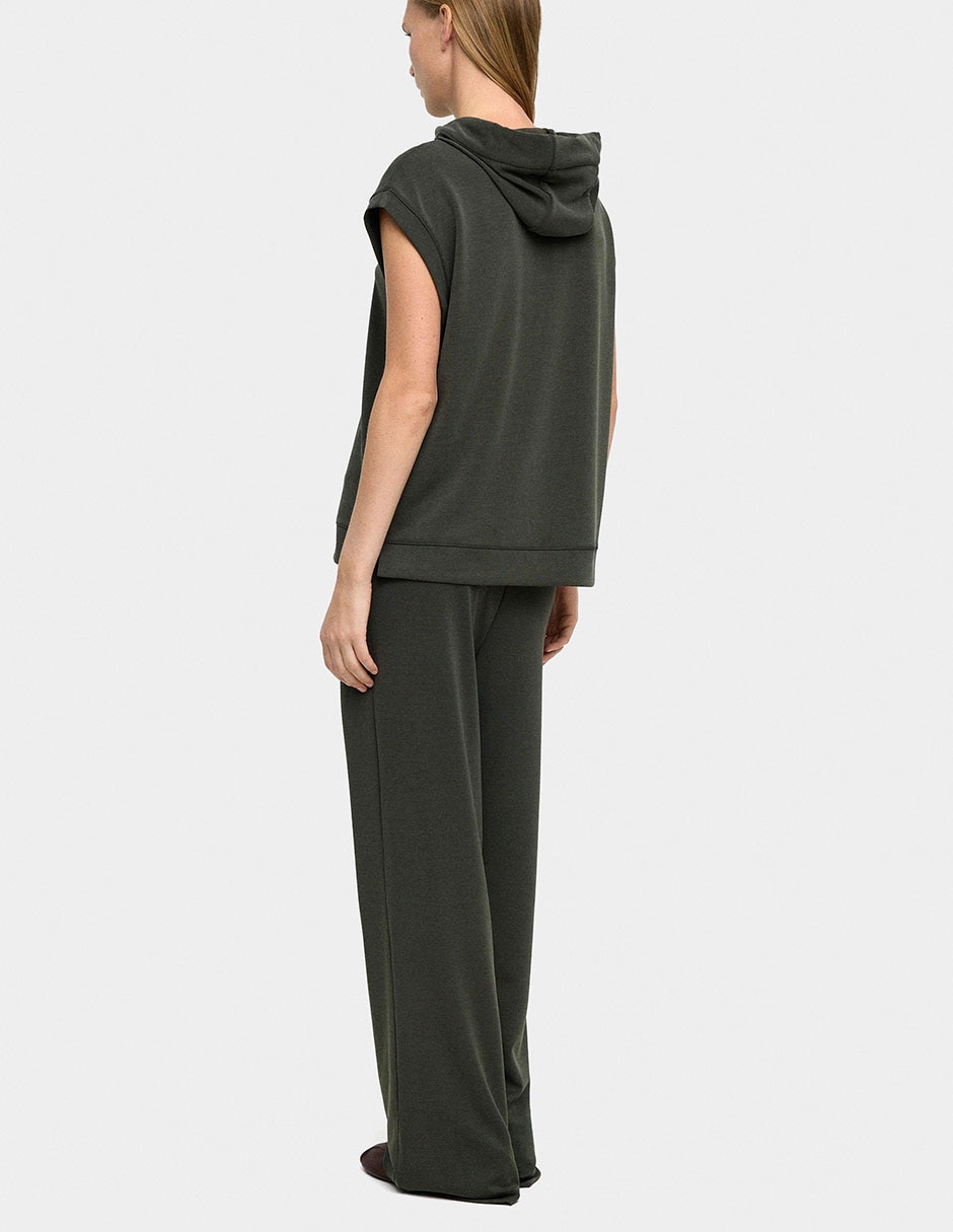 Pantalón wide leg relaxed para mujer 4