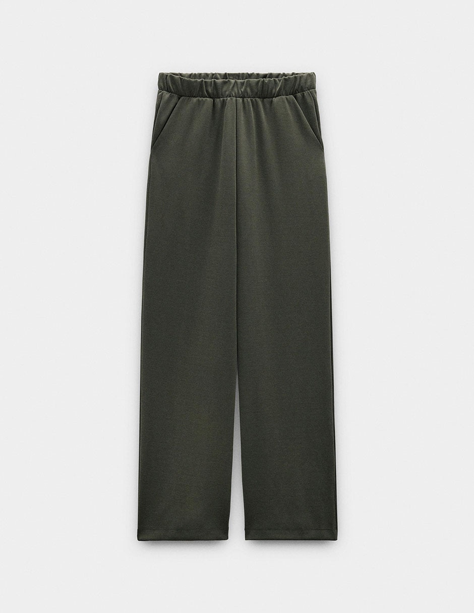 Pantalón wide leg relaxed para mujer 5