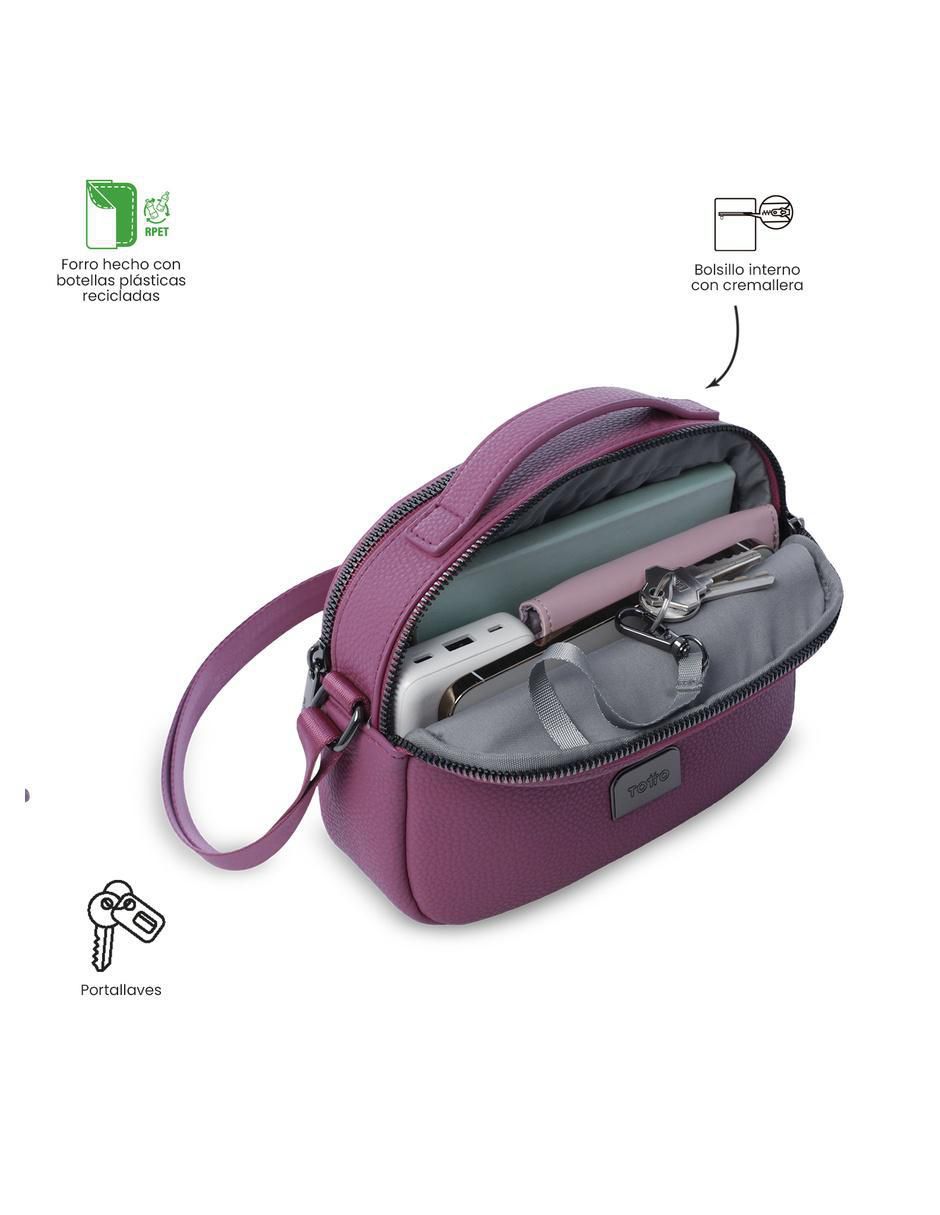 Bolsa crossbody Smooth para mujer 8