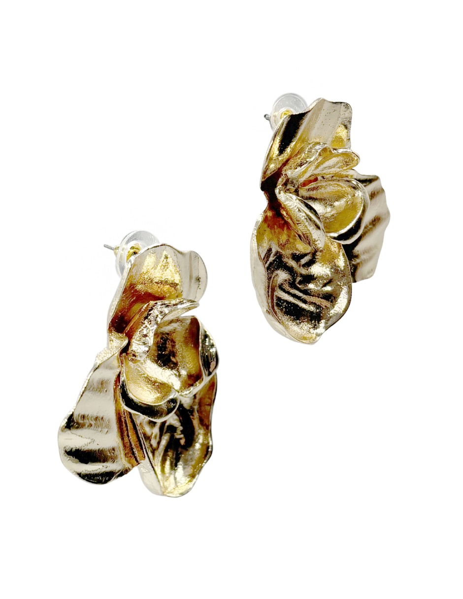 Aretes largos de flor Accesorios Dama 4