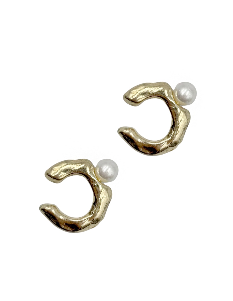 Aretes ear cuff con acabado pulido 2