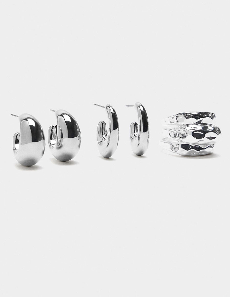 Set aretes y anillo