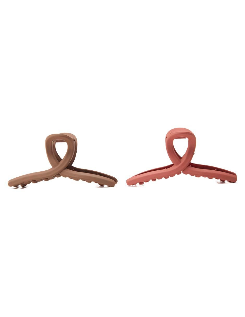 Set de pinzas para el cabello de plástico