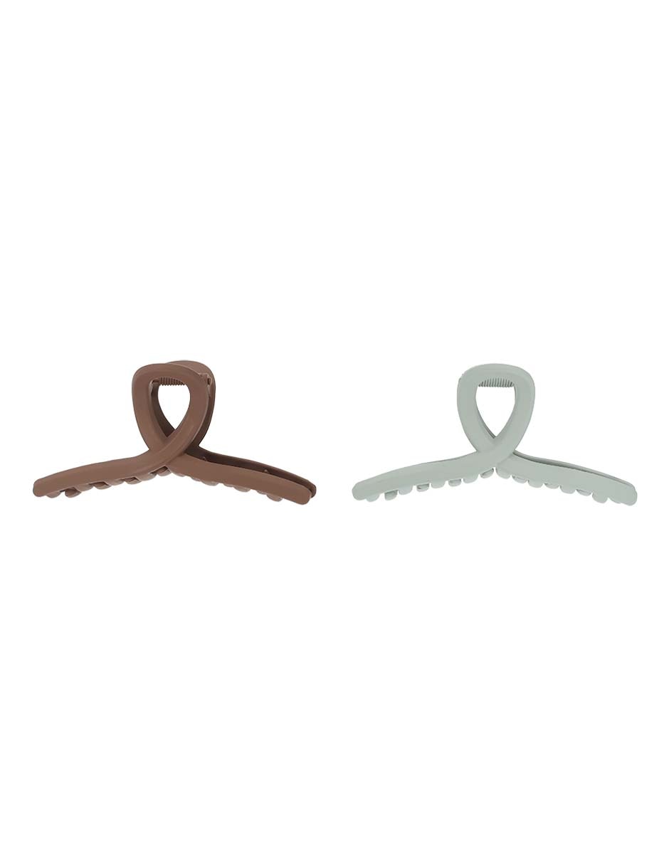 Set de pinzas para el cabello de plástico