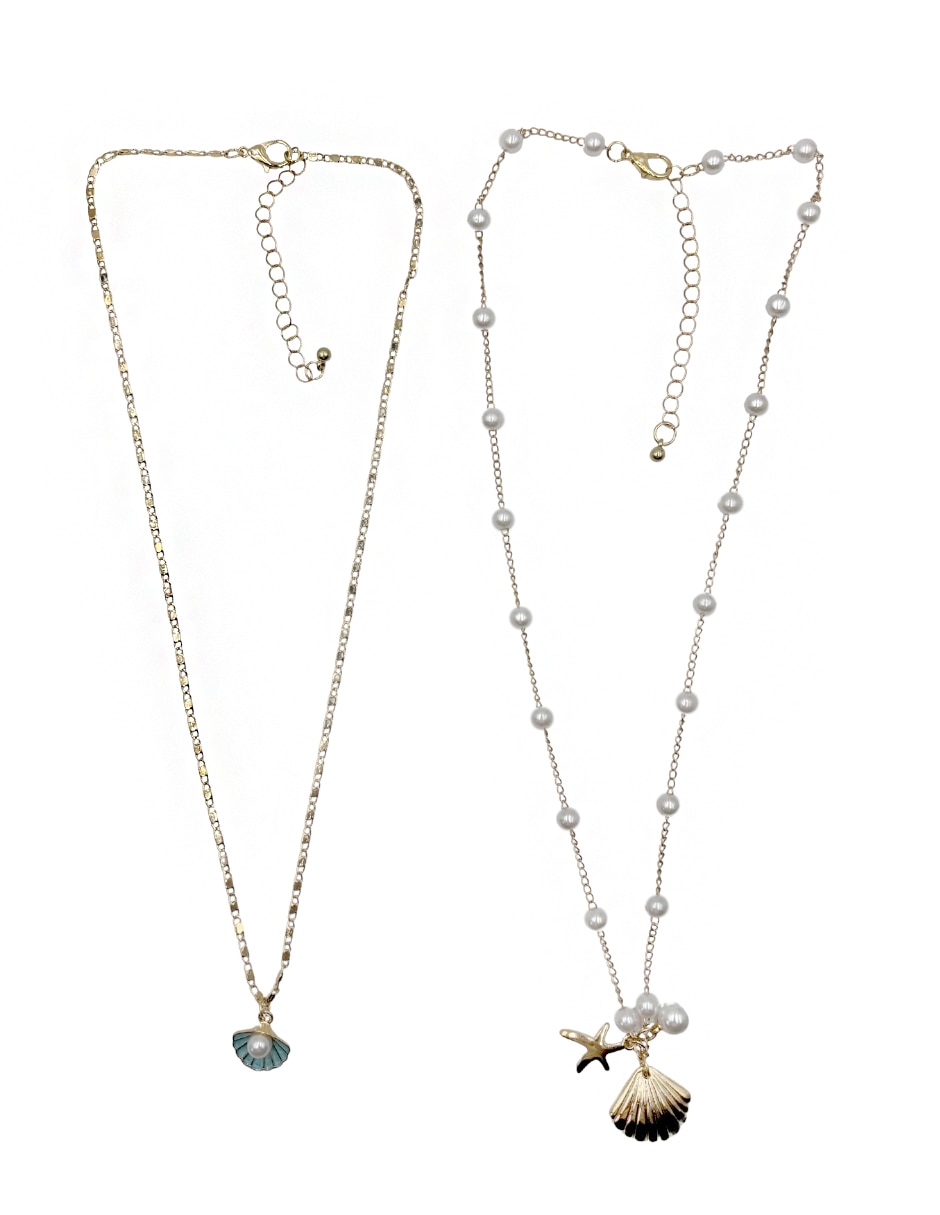 Set collar de concha 2