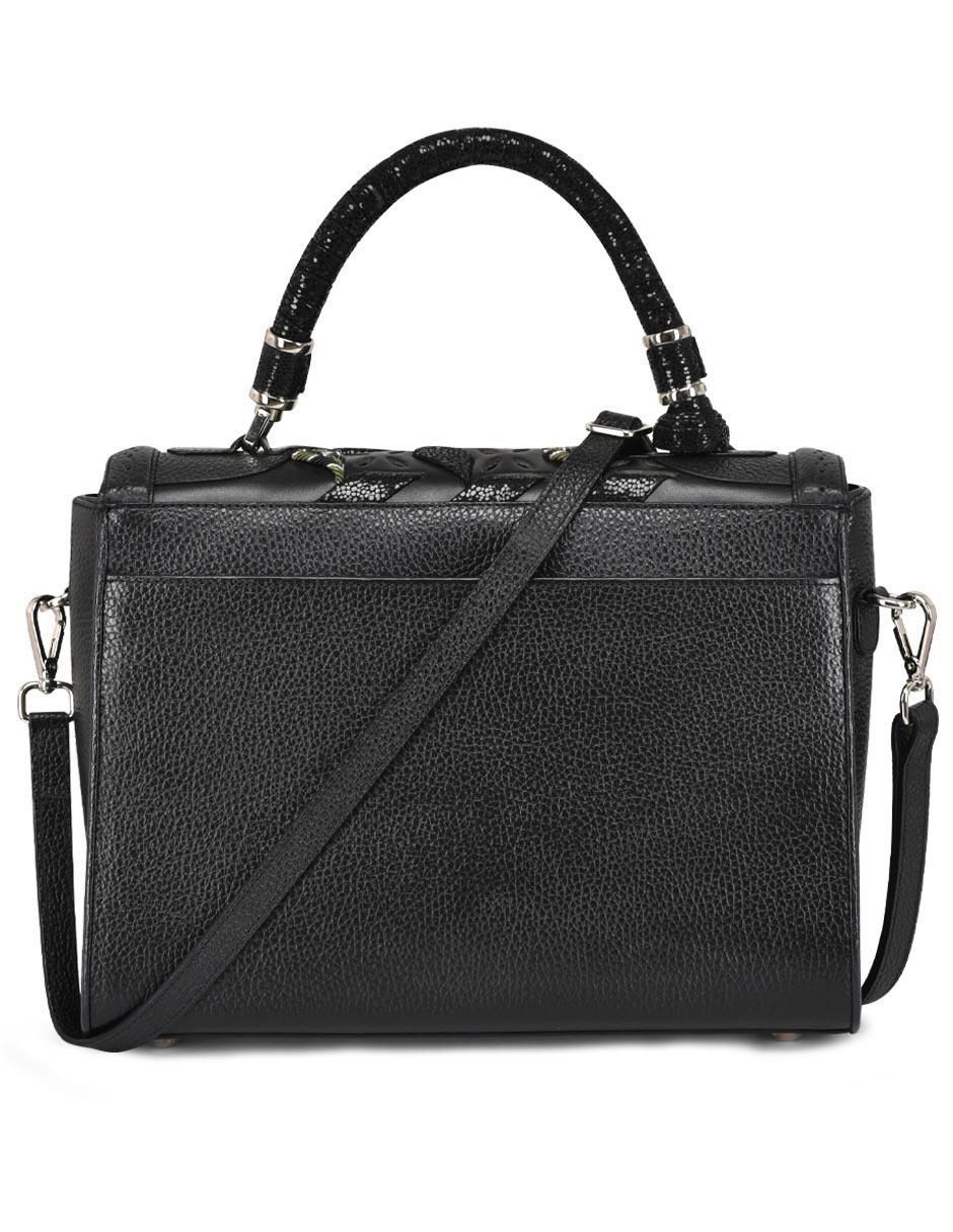 Bolsa satchel de piel para mujer 4