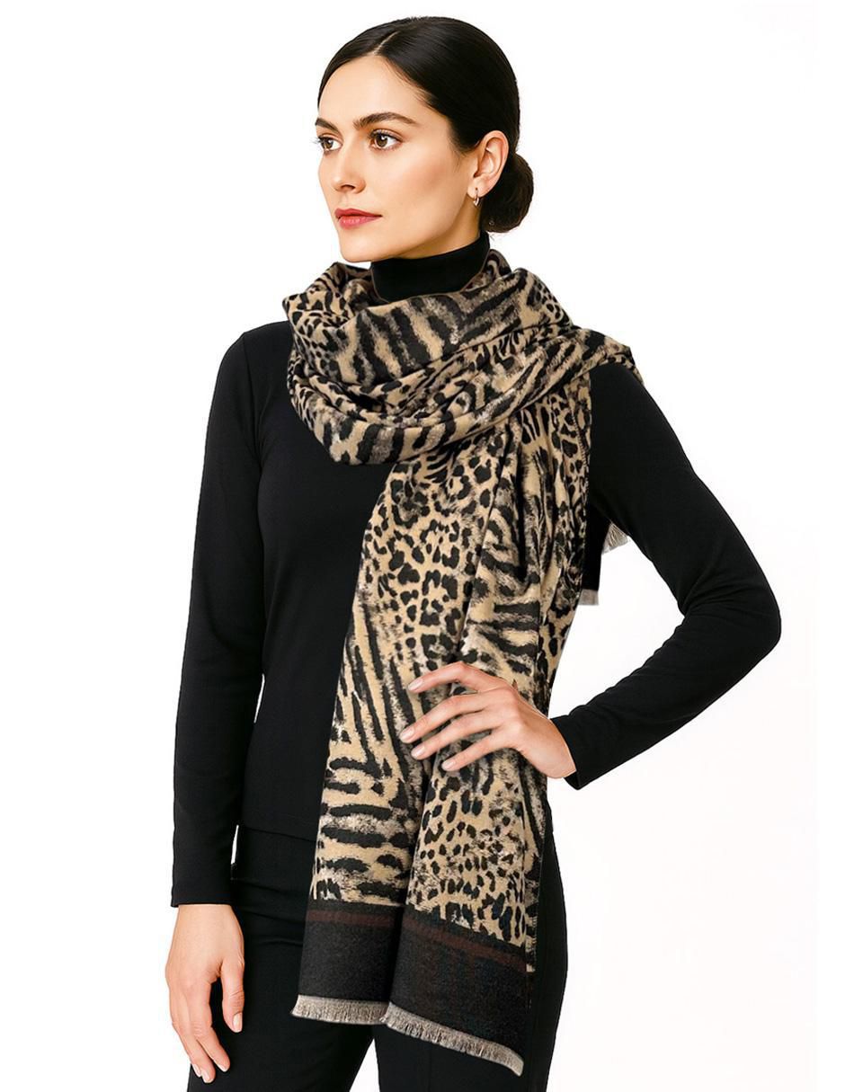 Chalina estampado animal print 2