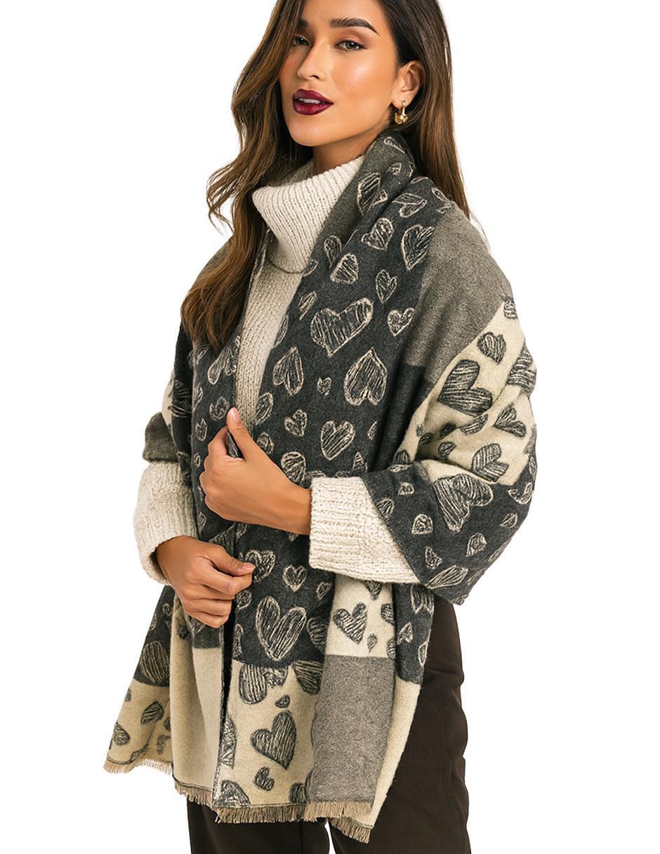 Bufanda estampado geométrico