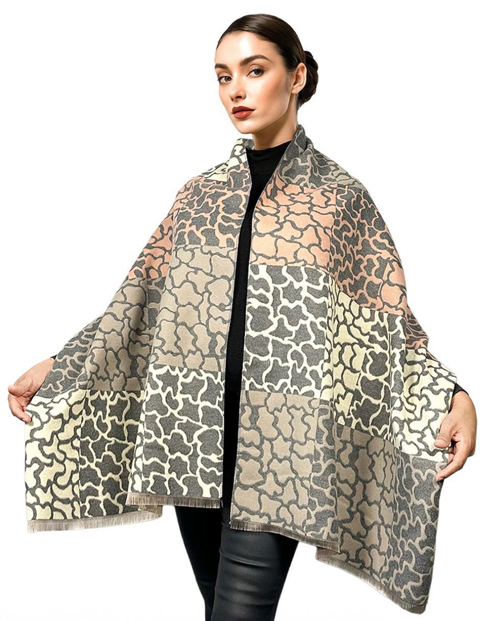 Chalina Twist Side estampado bloques de color