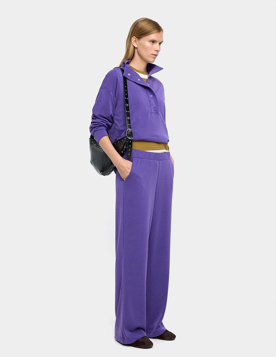 Pantalón acampanado baggy para mujer Pantalón acampanado baggy para mujer