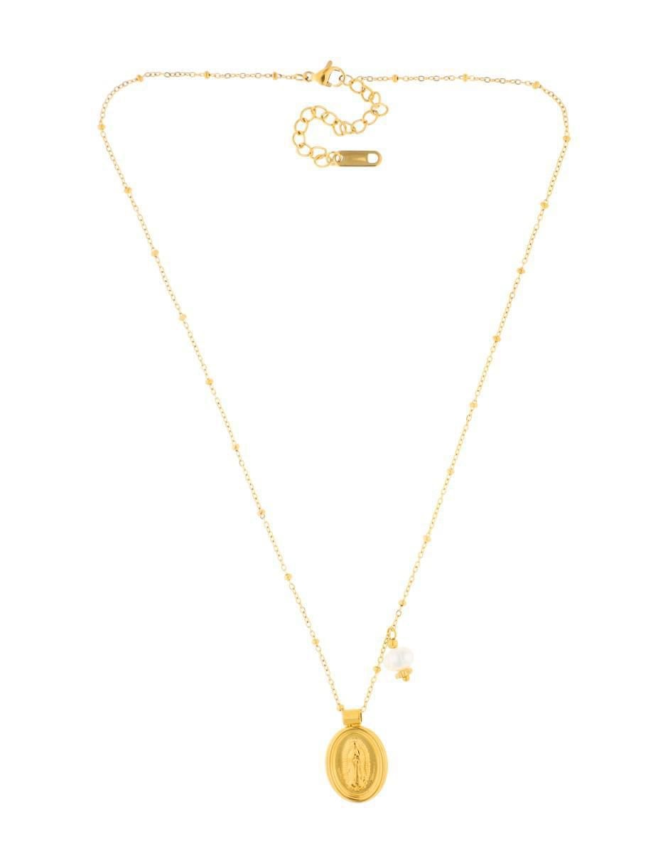 Collar con dije ovalado 4
