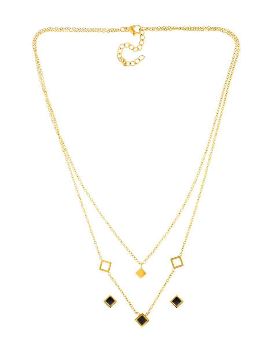 Aretes y collar 3
