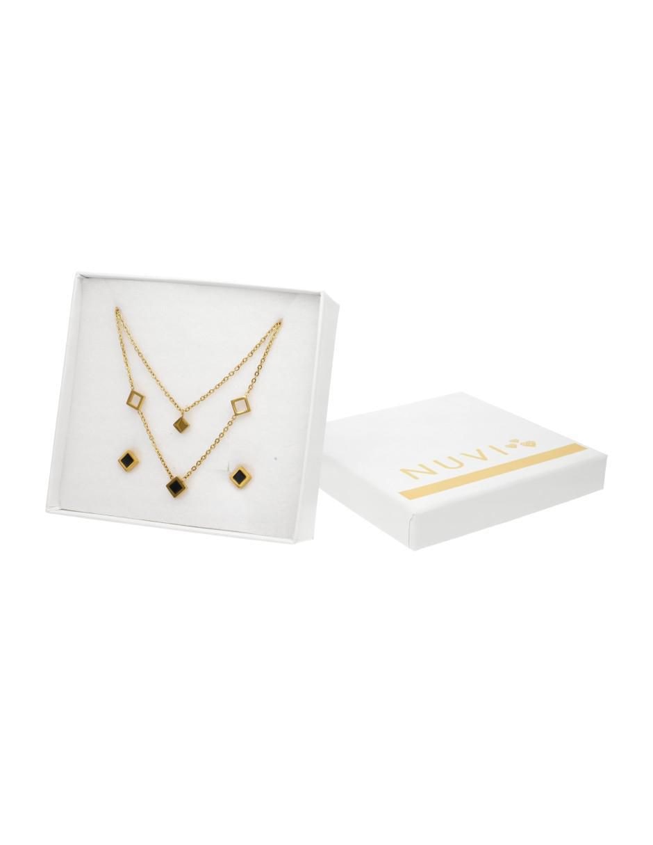 Aretes y collar 4