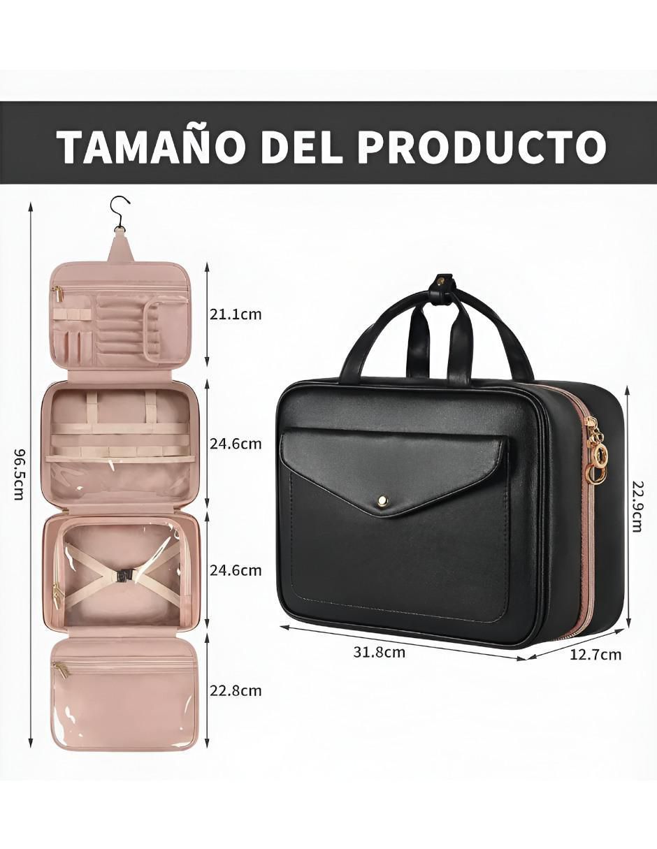 Cosmetiquera de viaje impermeable unisex 4