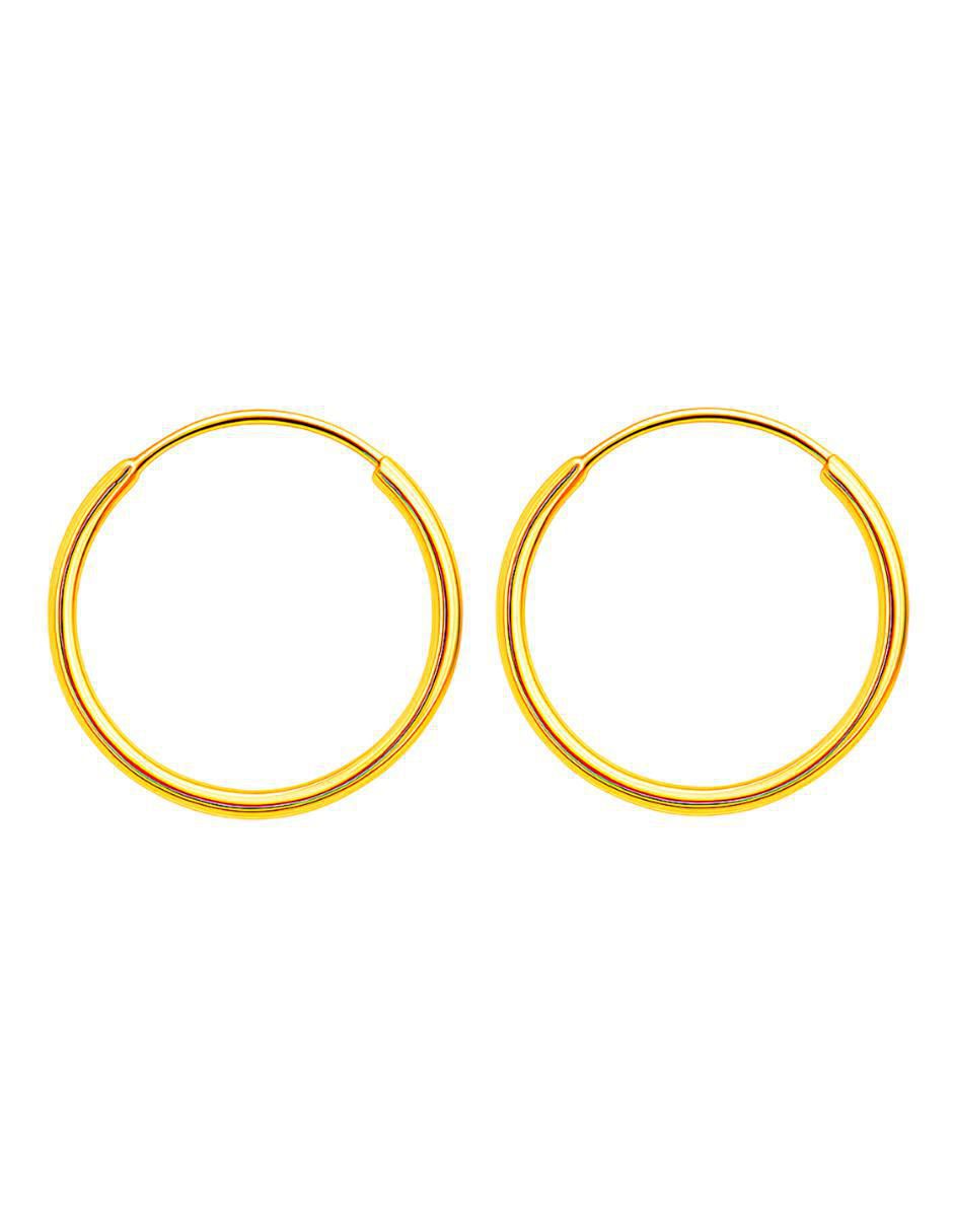 Arracadas de oro 10 K 4