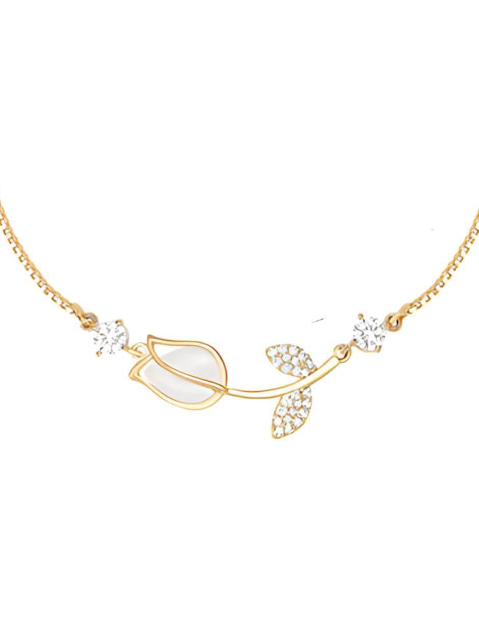 Pulsera con acabado chapa de oro 4